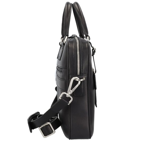 Picard Autentyczna teczka skórzana z przegrodą na laptopa 40 cm