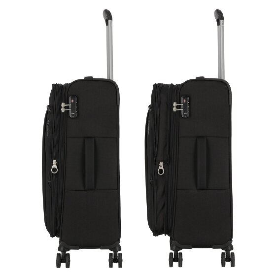 American Tourister Avantour 4 kółka Zestaw walizek 3-części z plisą rozprężną