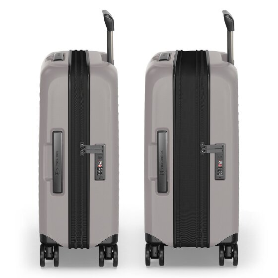Victorinox Airox Advanced 4 kółka Walizka kabinowy S 55 cm Komora na laptopa z plisą rozprężną
