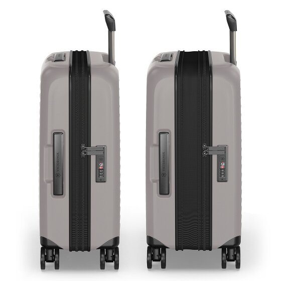 Victorinox Airox Advanced 4 kółka Walizka kabinowy S 55 cm Komora na laptopa z plisą rozprężną