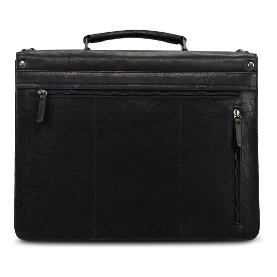 Jost Glasgow Teczka Ochrona RFID Skóra 40 cm Komora na laptopa