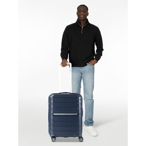 Samsonite Flux 4 kółka Walizka kabinowy 55 cm z plisą rozprężną