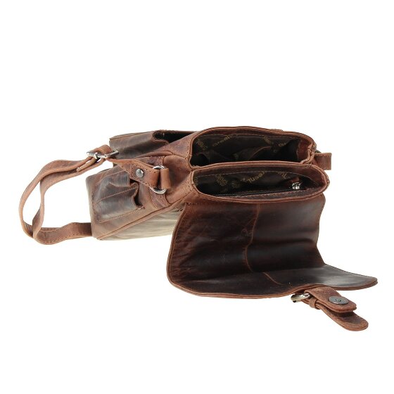 Greenland Nature Skórzana torba na ramię Montana 19 cm