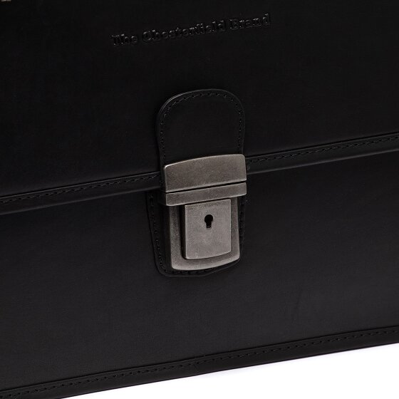 The Chesterfield Brand Glenwood Briefcase Messenger Skórzany 42 cm Komora na laptopa