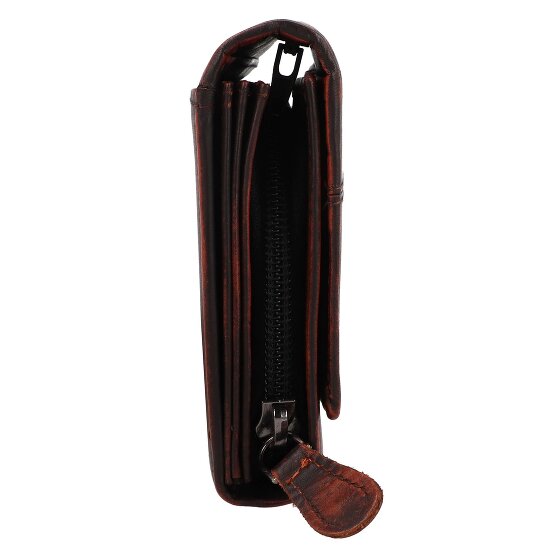 Greenburry Destressed Portfel Ochrona RFID Skórzany 18.5 cm