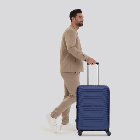 Stratic Wózek na 4 rolki Shine 65 cm z rozszerzaną plisą