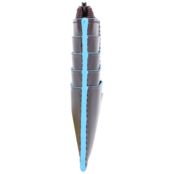 Piquadro Blue Square Etui na karty kredytowe Ochrona RFID Skóra 12 cm Pudełko na prezenty