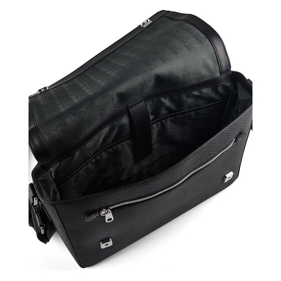 Lacoste Chantaco Briefcase Messenger Skóra 35 cm