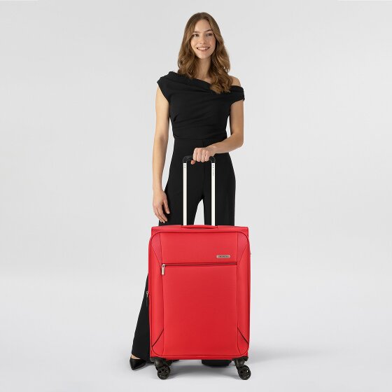 Samsonite Base Breeze 4 kółka Walizka 67 cm z plisą rozprężną