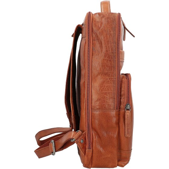 Spikes & Sparrow Bronco Plecak skórzany 40 cm Komora na laptopa
