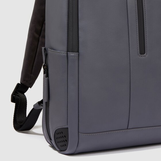 Piquadro Skórzany plecak Urban 41 cm z przegrodą na laptopa