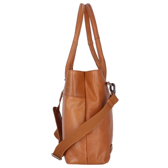Plevier Rock Amber Torba na ramię Skórzany 43 cm Komora na laptopa