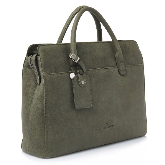 Castelijn & Beerens Carisma Shopper Bag Ochrona RFID Skórzany 41 cm Komora na laptopa