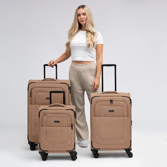 Redolz Essentials 12 THREE SET 4 kółka Zestaw walizek 3-części z funkcją poszerzenia