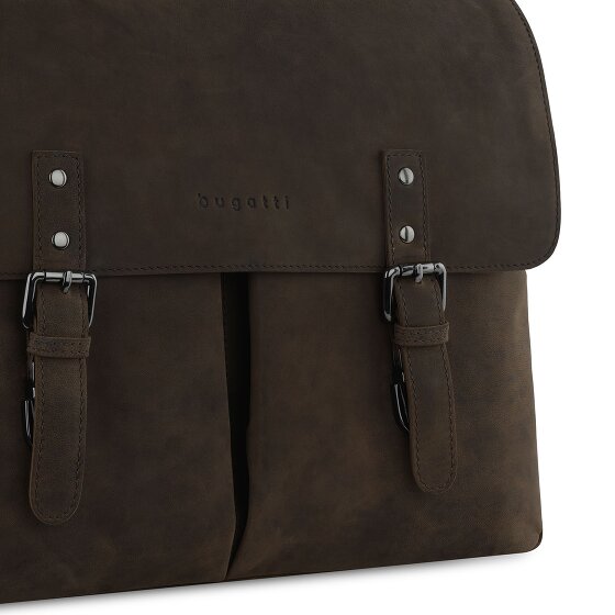 bugatti Luca Briefcase Messenger Skórzany 39 cm Komora na laptopa