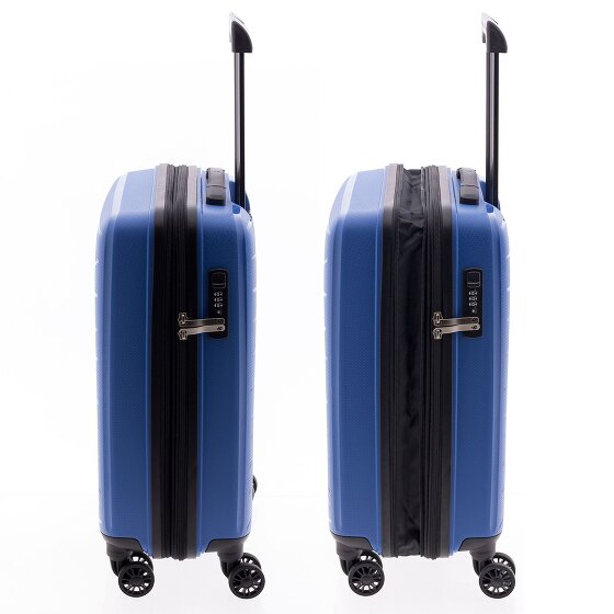 Gladiator 1700 4 kółka Walizka kabinowy 55 cm z plisą rozprężną