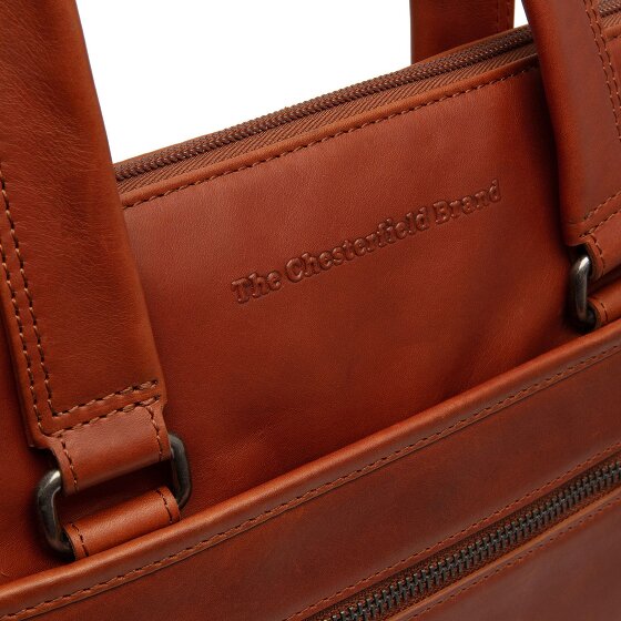 The Chesterfield Brand Elvas Teczka Skórzany 40 cm Komora na laptopa