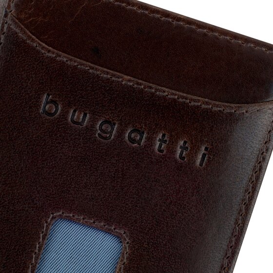 bugatti Secure Slim Portfel Ochrona RFID Skórzany 8 cm