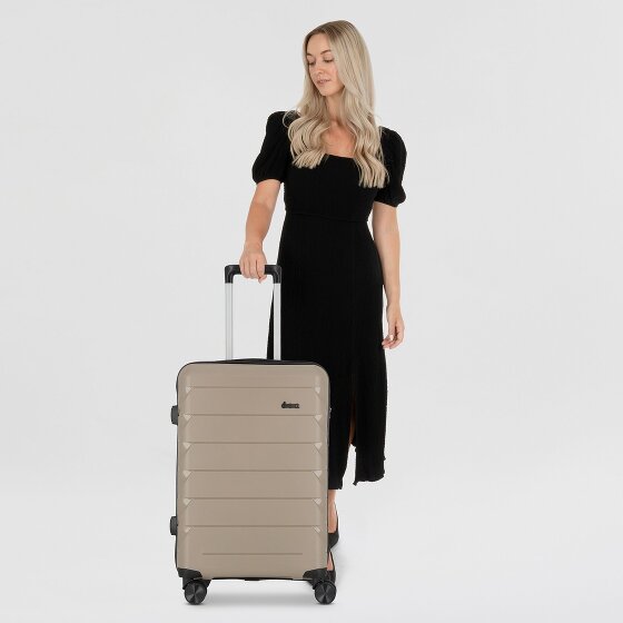 d&n Travel Line 4100 4 kółka Walizka M 64 cm