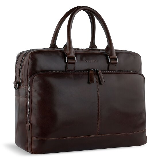 bugatti Romano Teczka Skórzany 40 cm Komora na laptopa