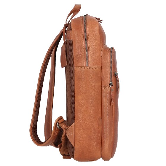 Burkely Antique Avery Plecak skórzany 44 cm Komora na laptopa