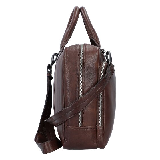 Plevier Vintage Bill Teczka Skórzany 40 cm Komora na laptopa