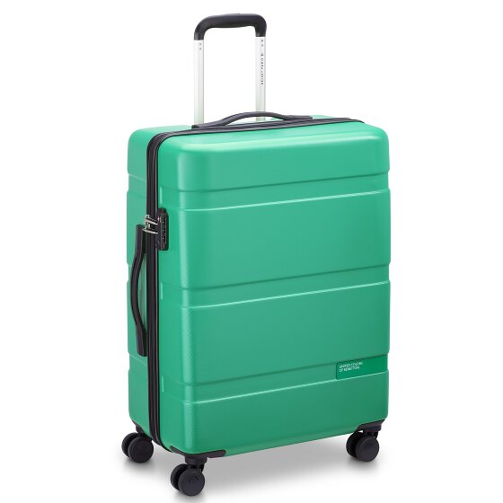 Delsey Paris x Zestaw 4-kołowych walizek United Colors of Benetton Now Hardside 3 szt. z elastycznym zagięciem