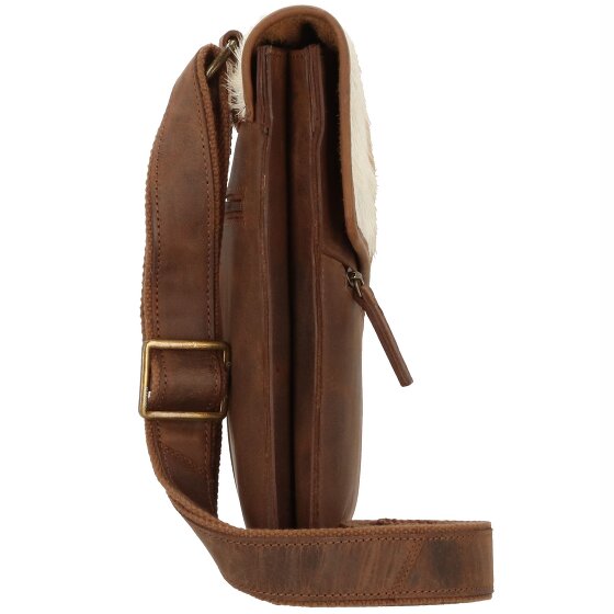 Greenland Nature Skóra naturalna kombinowana Torba na ramię 26 cm