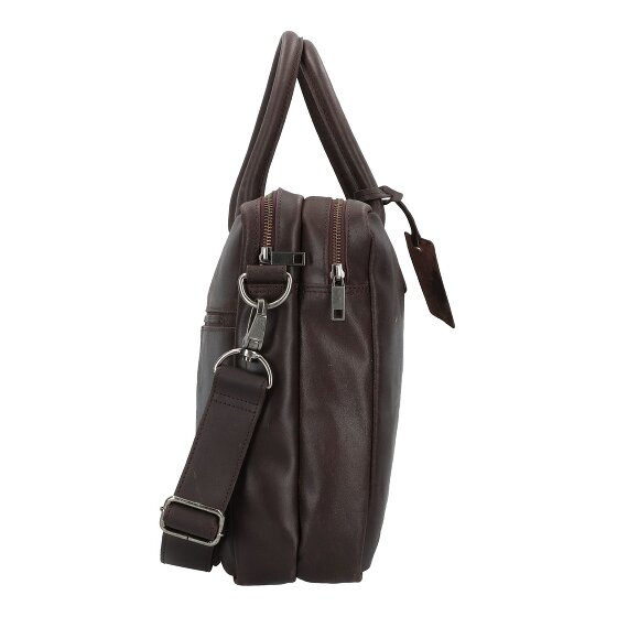 Burkely Vintage Taylor Briefcase Leather 40 cm Komora na laptopa