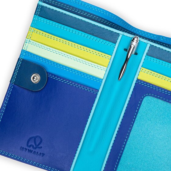 Mywalit Portfel Ochrona RFID Skórzany 8 cm