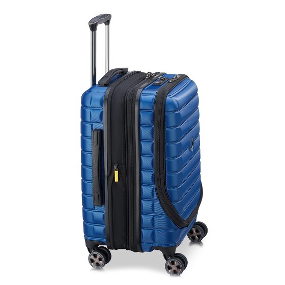 Delsey Paris 4-kołowy wózek kabinowy Shadow 5.0 z przegrodą na laptopa 55 cm i rozszerzaną plisą