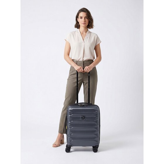 Delsey Paris Meteor 4 kółka Walizka kabinowa 55 cm z funkcją poszerzenia