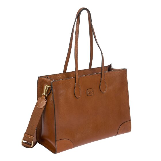 Bric's Volterra Shopper Bag M Skóra 40.5 cm Komora na laptopa