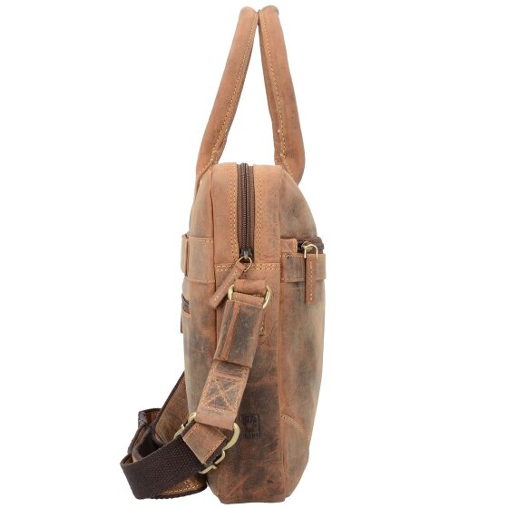 Greenburry Vintage Briefcase Leather 41 cm Komora na laptopa