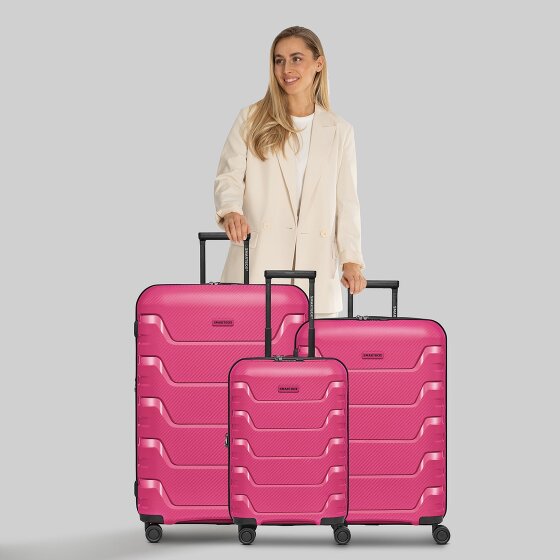 Smartbox Edition 01 4 kółka Zestaw walizek 3-części z plisą rozprężną