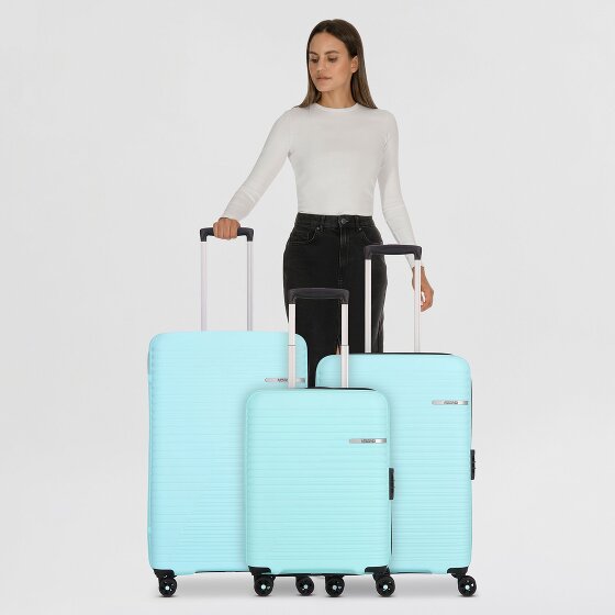 American Tourister Liftoff 4 kółka Zestaw walizek 3-części z plisą rozprężną