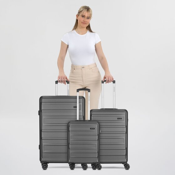 Worldpack New York 2.0 4 kółka Zestaw walizek 3-części
