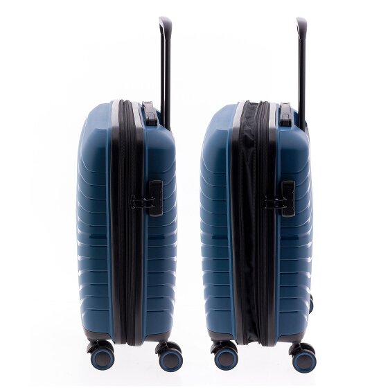 Gladiator 3400 4 kółka Walizka kabinowy 55 cm z plisą rozprężną