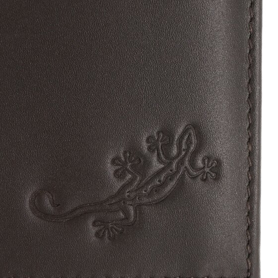 oxmox Leather Portfel Ochrona RFID Skóra 10 cm