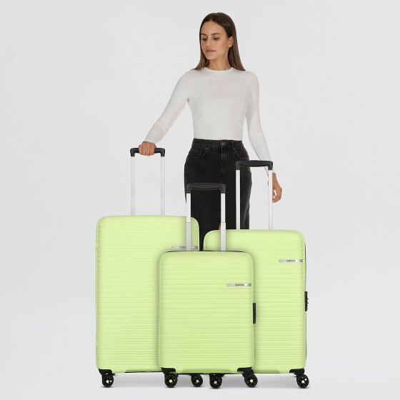 American Tourister Liftoff 4 kółka Zestaw walizek 3-części z plisą rozprężną