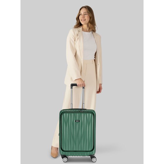 Bric's Cervia 2.0 4 kółka Walizka kabinowy S 55 cm Komora na laptopa z plisą rozprężną