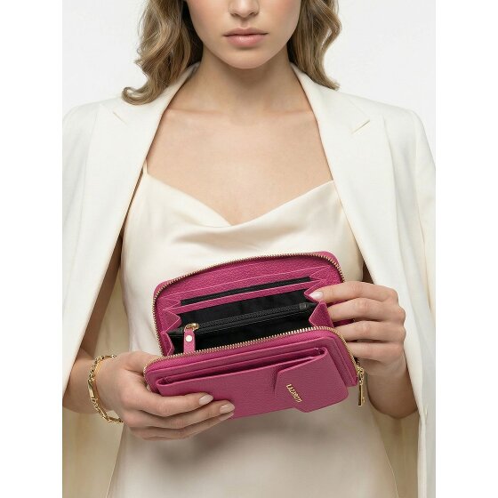 Lazarotti Skórzane etui na telefon komórkowy Bologna z zamkiem błyskawicznym 19 cm