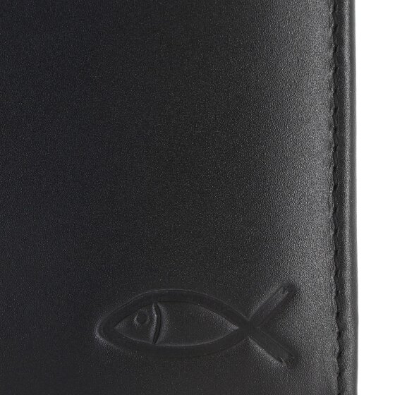 oxmox Leather Portfel Ochrona RFID Skóra 13 cm