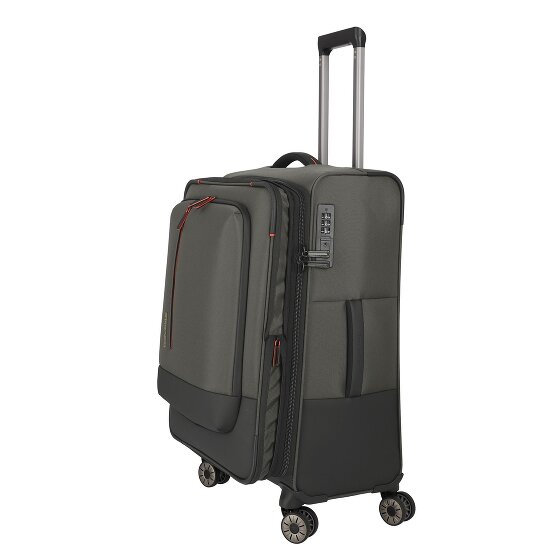 Travelite Crosslite 5.0 4 kółka Walizka M 66 cm z plisą rozprężną