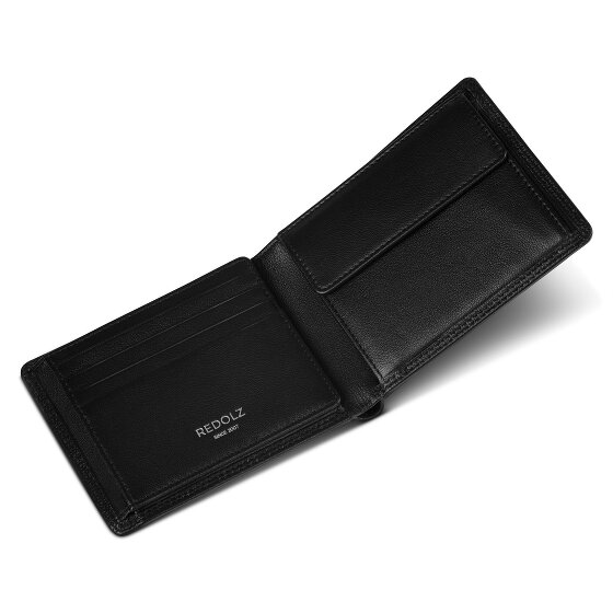 Redolz Leather Essentials QF portfel RFID skórzany rozkładany 12 cm