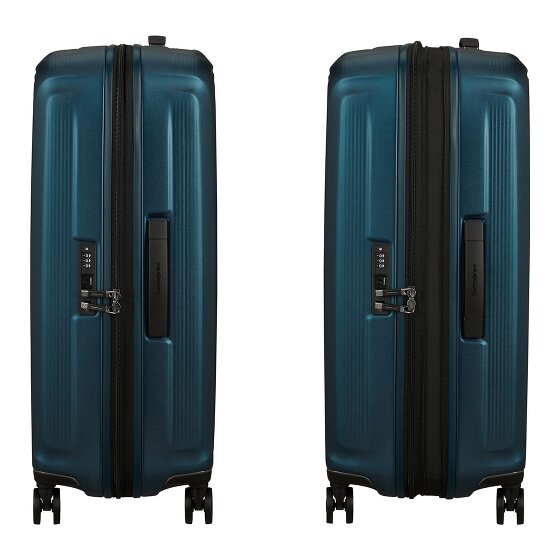 Samsonite Nuon 4 kółka Walizka 69 cm z plisą rozprężną