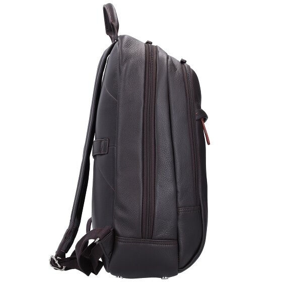 Jump Skórzany plecak Uppsala 42 cm z przegrodą na laptopa