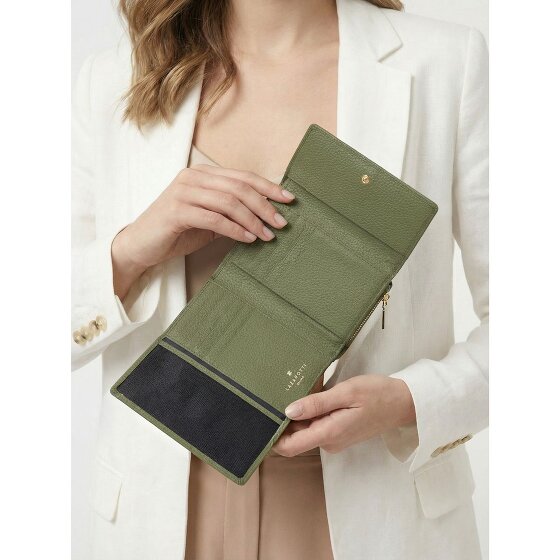 Lazarotti Skórzany portfel Bologna XL z przegrodą na zamek błyskawiczny, skóra 14 cm