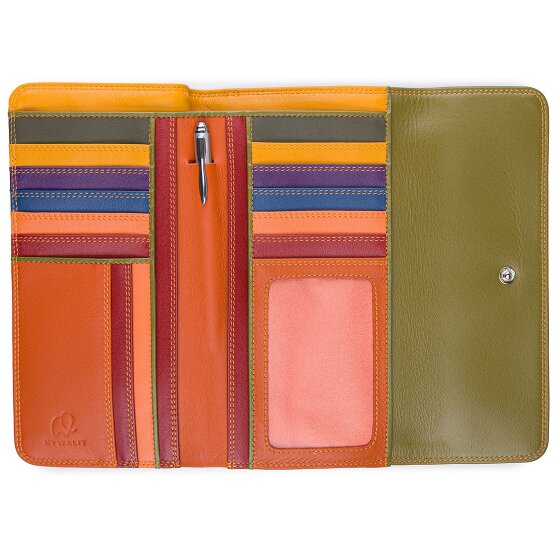 Mywalit Tri-fold Zip Wallet Leather Wallet 17 cm
