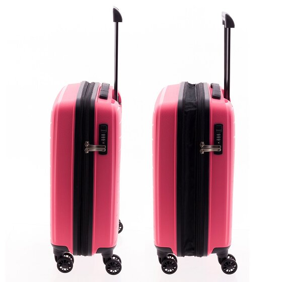 Gladiator 1700 4 kółka Walizka kabinowy 55 cm z plisą rozprężną